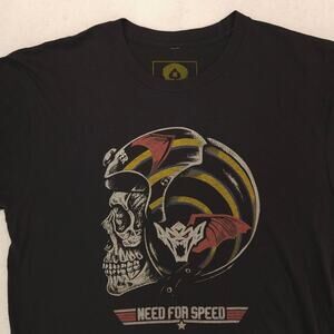 Zero Foxtrot Need For Speed Crew Neck Graphic T-Shirt Mens Size M Black